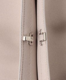 自由区 【ご好評につき追加生産・洗える】グログランノーカラー ジャケット