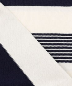 23区 L 【洗える】ウールコットンストレッチ オーバーサイズ ニット