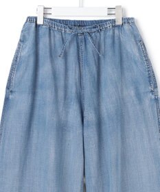 J.PRESS YORK STREET 【WOMEN】ライトダンガリー リラックスワイド パンツ