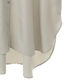 Green Parks ７分袖ミディ丈シャツワンピース