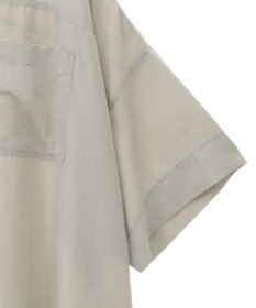 Green Parks ７分袖ミディ丈シャツワンピース