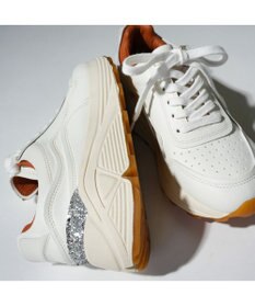 MODE ET JACOMO <carino>グリッター厚底スニーカー