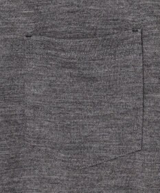 JOSEPH ABBOUD 【ふっくらあたたかウール100％】ウールダディポロシャツ