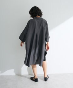 Green Parks ７分袖ミディ丈シャツワンピース