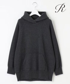23区 【R(アール)】ウールカシミヤ ニットパーカー