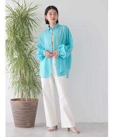 AMERICAN HOLIC 接触冷感＋速乾　強撚シアーボイルＢＩＧシャツ