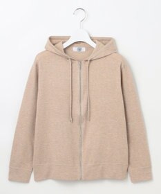 J.PRESS LADIES L 【洗える】スパーク ニット パーカー