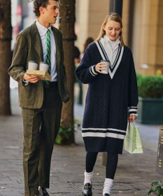 J.PRESS MEN 【J.PRESS ORIGINALS × CLUEL】チルデンニットワンピース