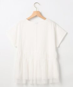 組曲 【先行予約】GIZAコットンチュールコンビ カットソー