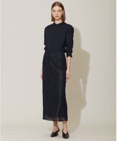 ICB 【接触冷感・UVケア・速乾・洗える】 FluidBackSatin シャツブラウス