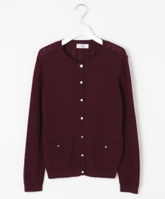 J.PRESS LADIES 【洗える】KNIT BASIC ミディ丈 カーディガン