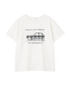 AMERICAN HOLIC フォト&レタリングプリントTシャツ