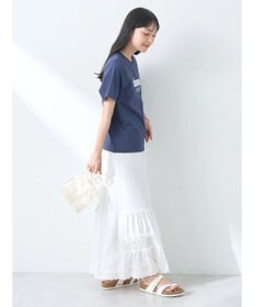 earth music&ecology ロゴソリッドミニマルＴシャツ