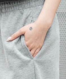 WEGO 【ウエストゴム/XSSMサイズ展開】ライトスウェットワイドパンツ