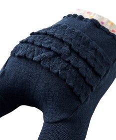 MIKI HOUSE HOT BISCUITS 【70-100cm】 おしりフリル 9分丈ベビースパッツ