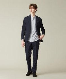 J.PRESS MEN 感動！？上品な見た目に着心地抜群なセットアップ【MECHANICAL】【超軽量 / 清涼感 / 洗える】ハイパワーストレッチ スラックス