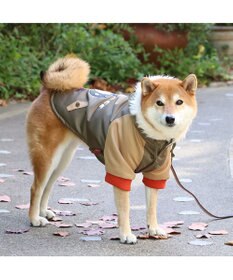 PET PARADISE スヌーピー 遠赤外線 コート 《カーキー》 中型犬 大型犬