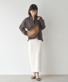 russet ＜ブランド人気No.1ショルダー＞ソフトレザーラウンドショルダーバッグ(CE-1326-WEB)