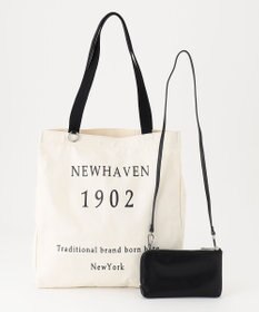 J.PRESS LADIES 【WEB限定カラーあり・A4サイズ収納可・セットアイテム】ポーチ付き PRINTED トート バッグ