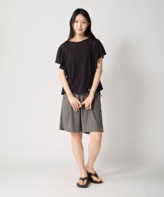 OP／FILA 【FILA】ドルマン袖フリルタンキニ4点セット水着