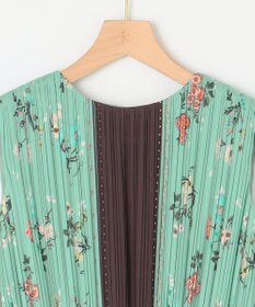 組曲 L スカーフパネルプリント ワンピース