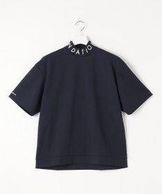 23区GOLF 【23Fondation/MEN】【UVケア】衿ロゴ モックネックシャツ