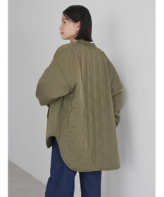 AMERICAN HOLIC キルポカリブ付きキルティングブルゾン