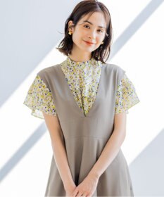 組曲 【WEB限定・2SET】フラワープリントアンサンブルニット