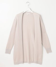 自由区 S 【洗える】ペーパーブレンドロング カーディガン