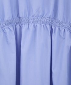 Green Parks イージーケア袖シャーリングシャツ