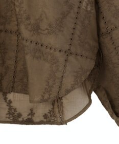 AMERICAN HOLIC スキッパーレースブラウス