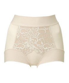 BRADELIS New York 【BRADELIS NewYork peace】綿混フィットレースショーツ25 深め 補正下着 ヒップアップ 美尻