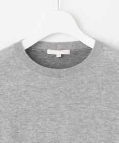 自由区 L 【カタログ掲載】ファインウールカシミヤクルーネック ニット
