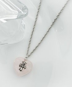 WEGO Lクロスハートネックレス