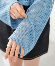 WEGO メッシュリボンカーディガン