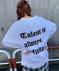 WEGO ウイングハートダメージニット