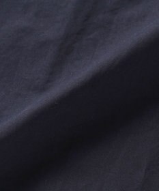 WHITE MAILS COTTON PAPER  POPLIN BAND COLLAR DOLMAN SLEEVE SHIRT　コットンポプリン 半袖シャツ