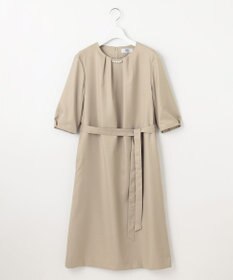 J.PRESS LADIES S 【洗える・UV加工・吸水速乾】OXIJEWELストレッチ ワンピース