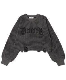 WEGO ダメージショートニットPO