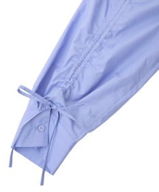 Green Parks イージーケア袖シャーリングシャツ