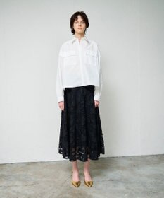 GRACE CONTINENTAL ケミカルリーフスカート