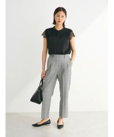 Green Parks きれいシルエットパンツ（テーパード／柄）