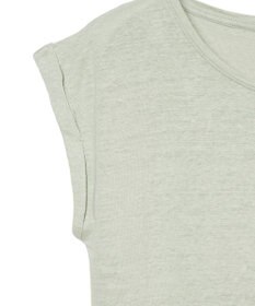 JOSEPH 【洗える】リネンジャージー　キャップスリーブトップス