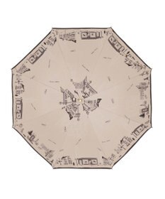 MOONBAT DAKS(ダックス) 晴雨兼用日傘 長傘 街並み フワクール生地使用