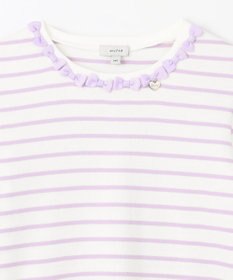 ANY KIDS リボン×ボーダー長袖Tシャツ