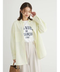 Green Parks イージーケア　ドビーストライプシャツ