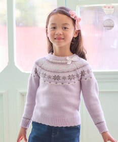 ANY KIDS ノルディック柄 ニット