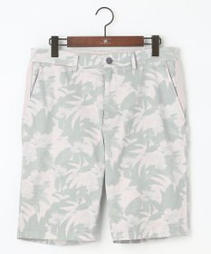 JOSEPH ABBOUD 【イタリア素材/製品染め】ボタニカルヘリンボンプリント ショーツ