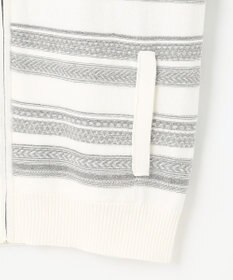 JOSEPH ABBOUD 【キングサイズ・柔らかな肌触り】洗える！コットンブークレーニットパーカー