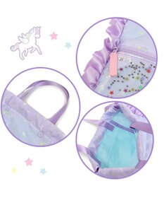 Mother garden マザーガーデン フリル ナップサック  キッズ リュック 《ユニコーン/野いちご》